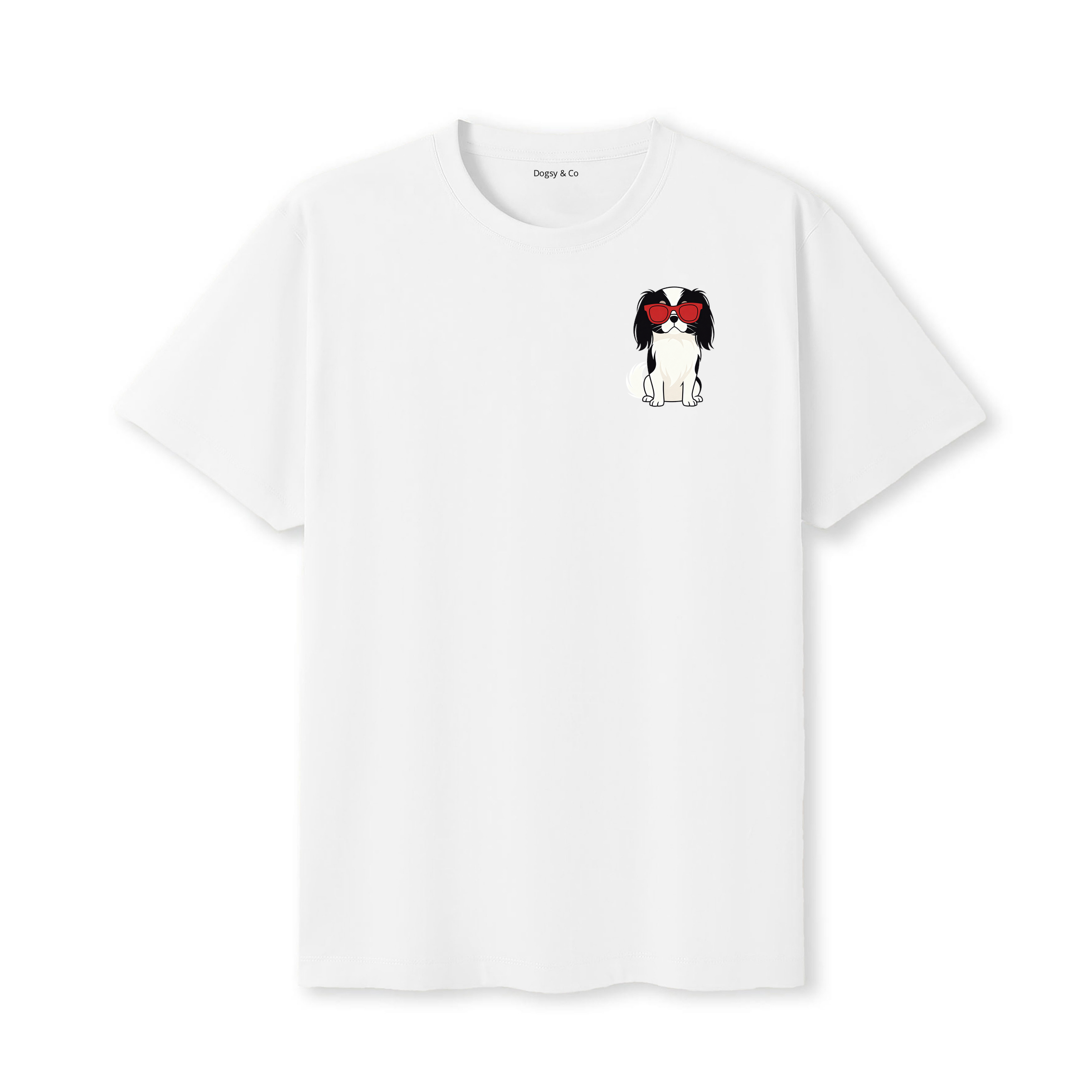 Japanese Chin Cool Dog T-Shirt - White