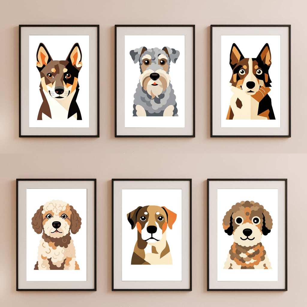 Bold Block Art Print - Framed Nursery Mockup