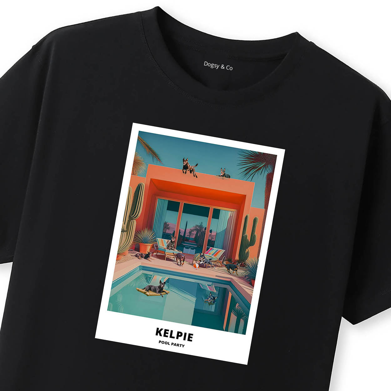 Kelpie Pool Party T-shirt