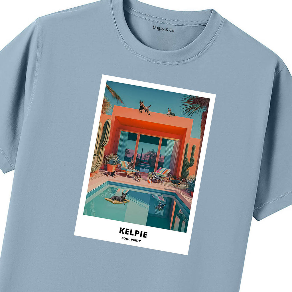 Kelpie Pool Party T-shirt