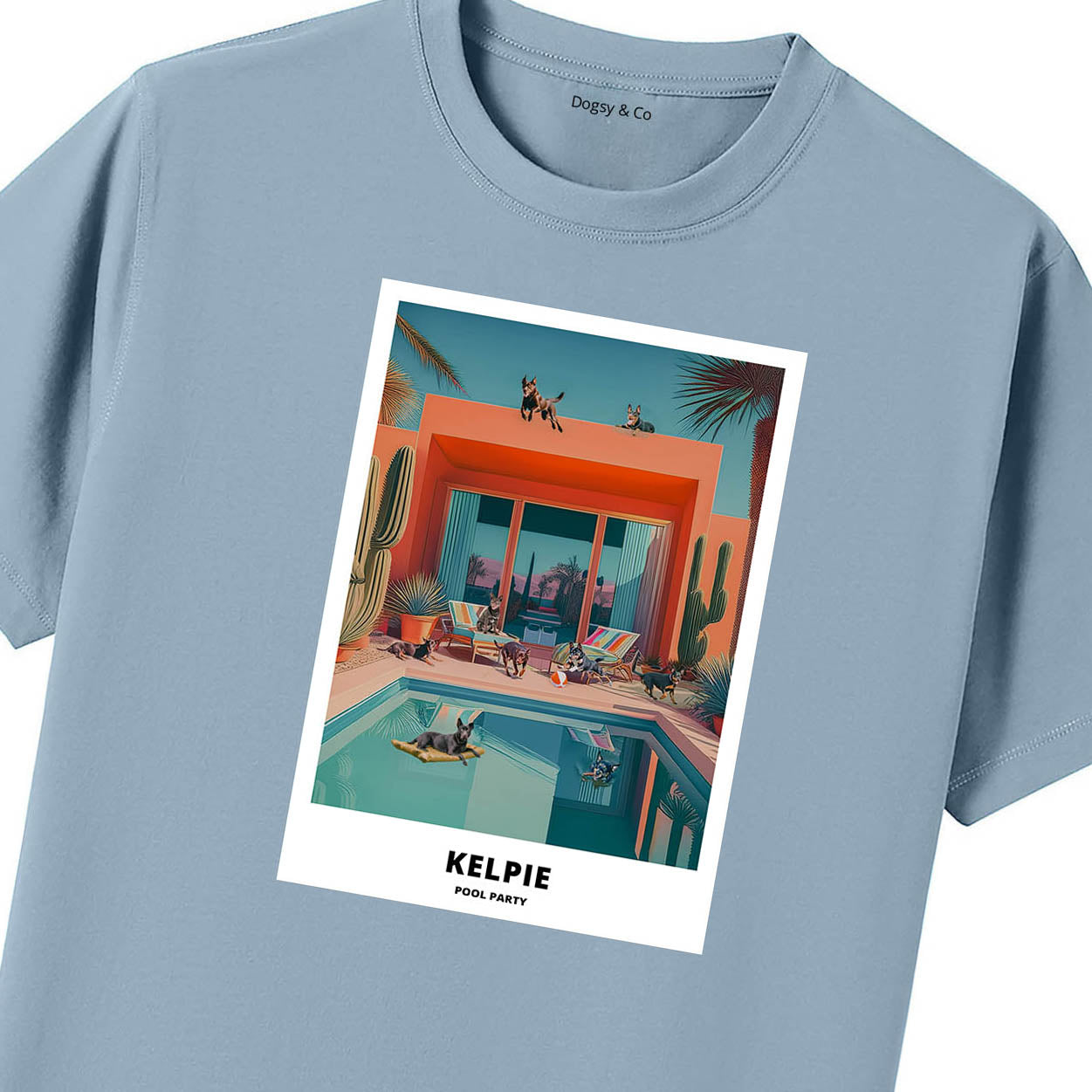 Kelpie Pool Party T-shirt