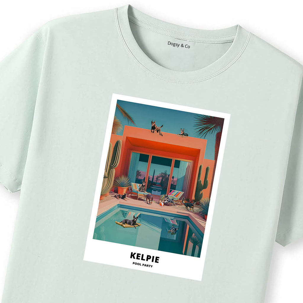 Kelpie Pool Party T-shirt