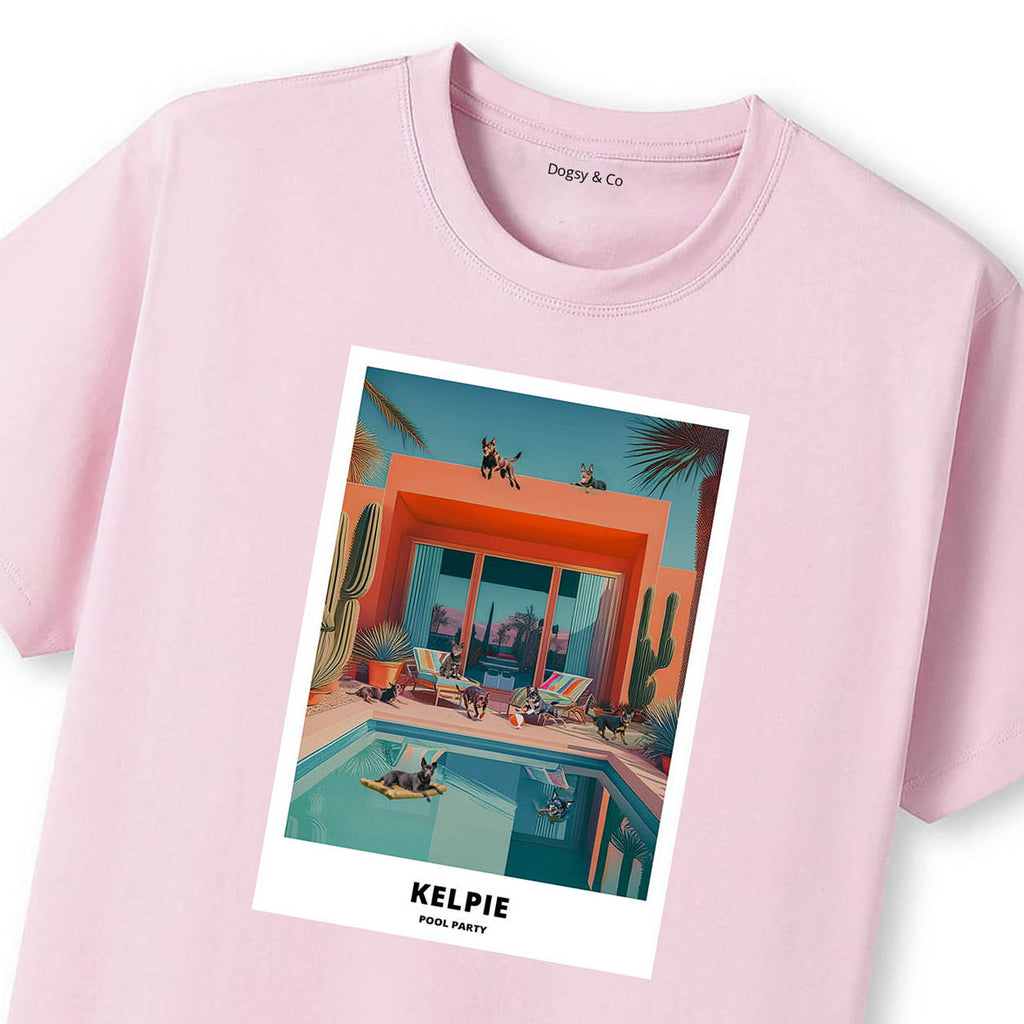 Kelpie Pool Party T-shirt