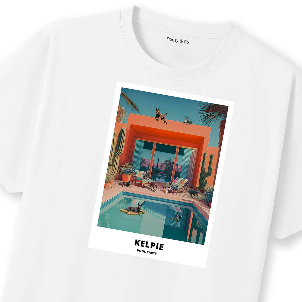 Kelpie Pool Party T-shirt