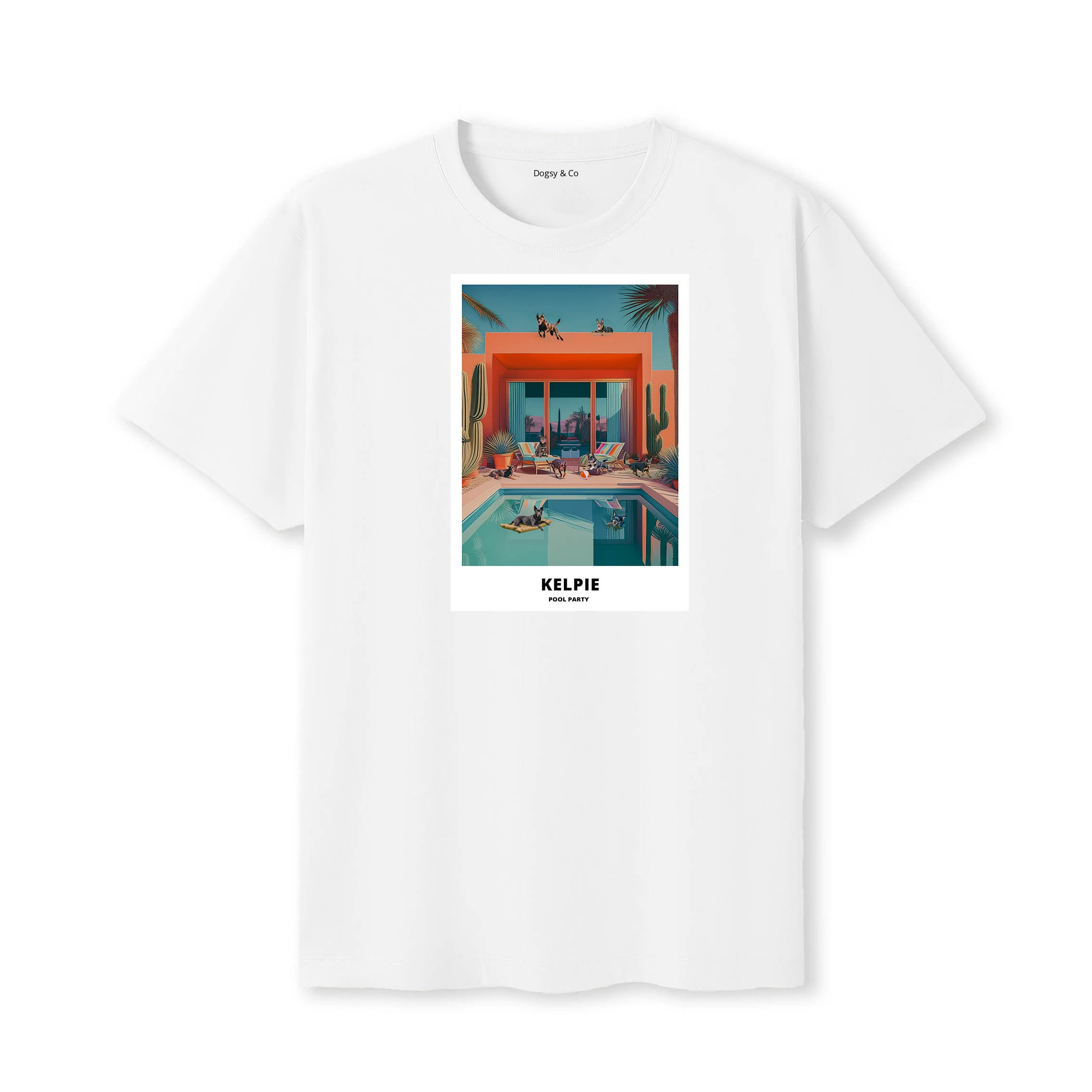 Kelpie Pool Party T-shirt