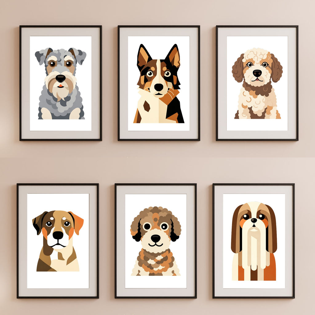 Bold Block Art Print - Framed Nursery Mockup