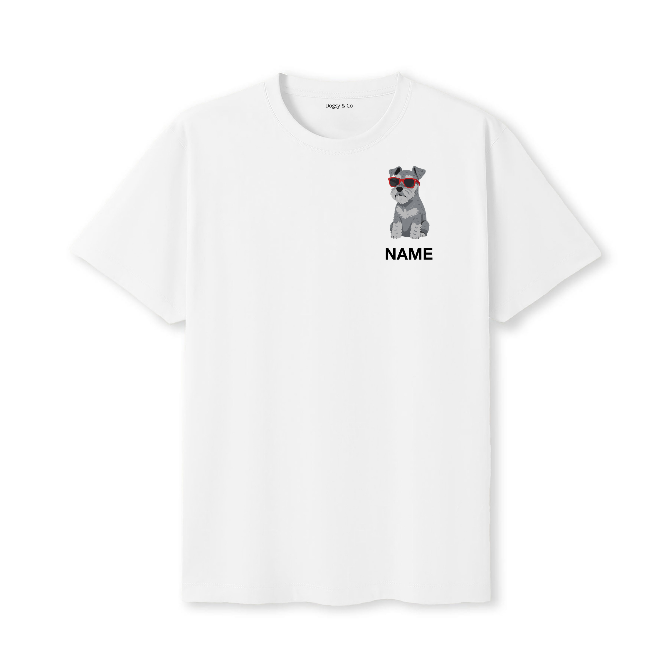 Kerry Blue Terrier Cool Dog Custom T-Shirt - White