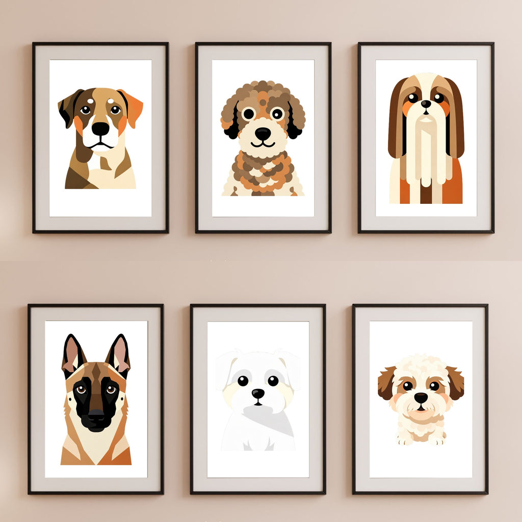 Bold Block Art Print - Framed Nursery Mockup