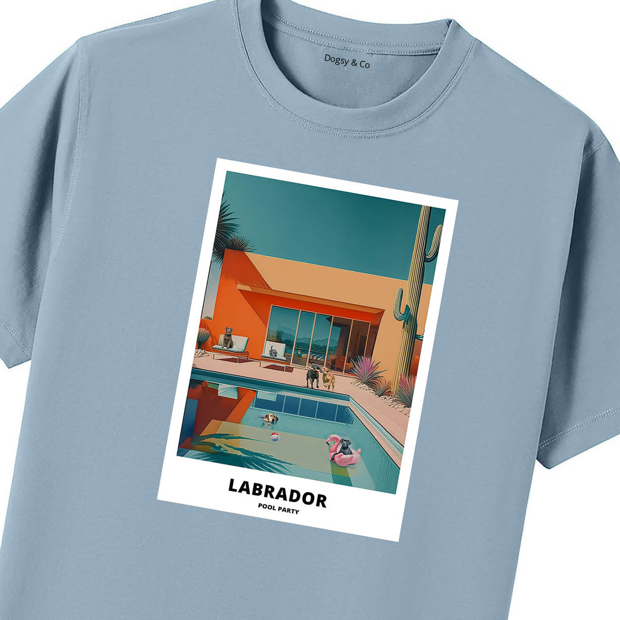 Labrador Retriever Pool Party T-shirt