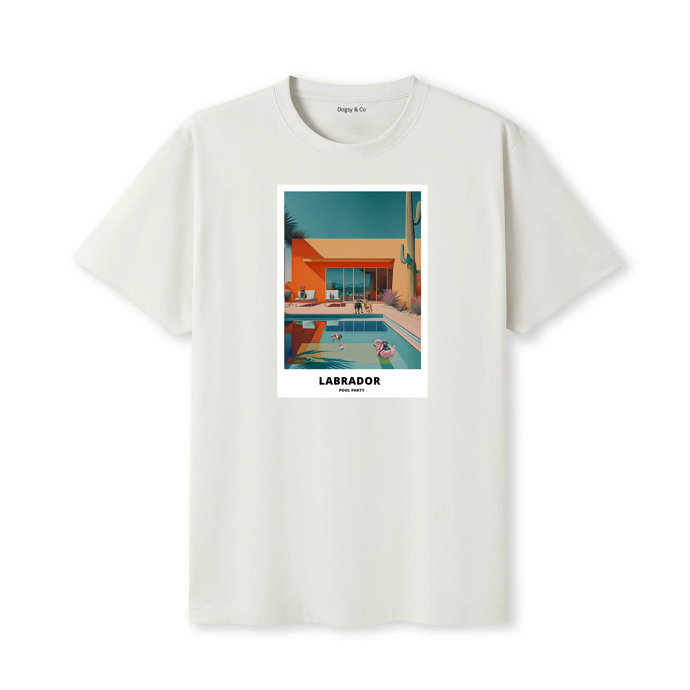 Labrador Retriever Pool Party T-shirt