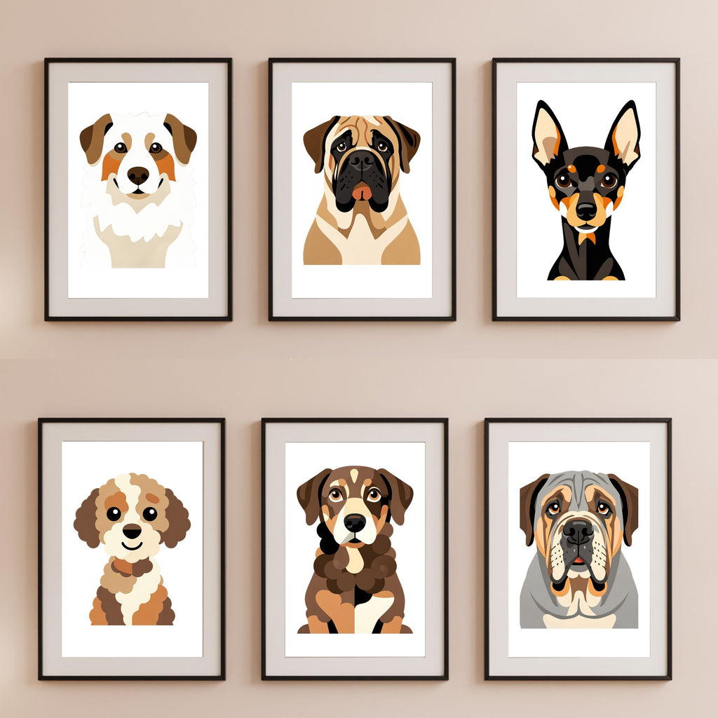 Bold Block Art Print - Framed Nursery Mockup