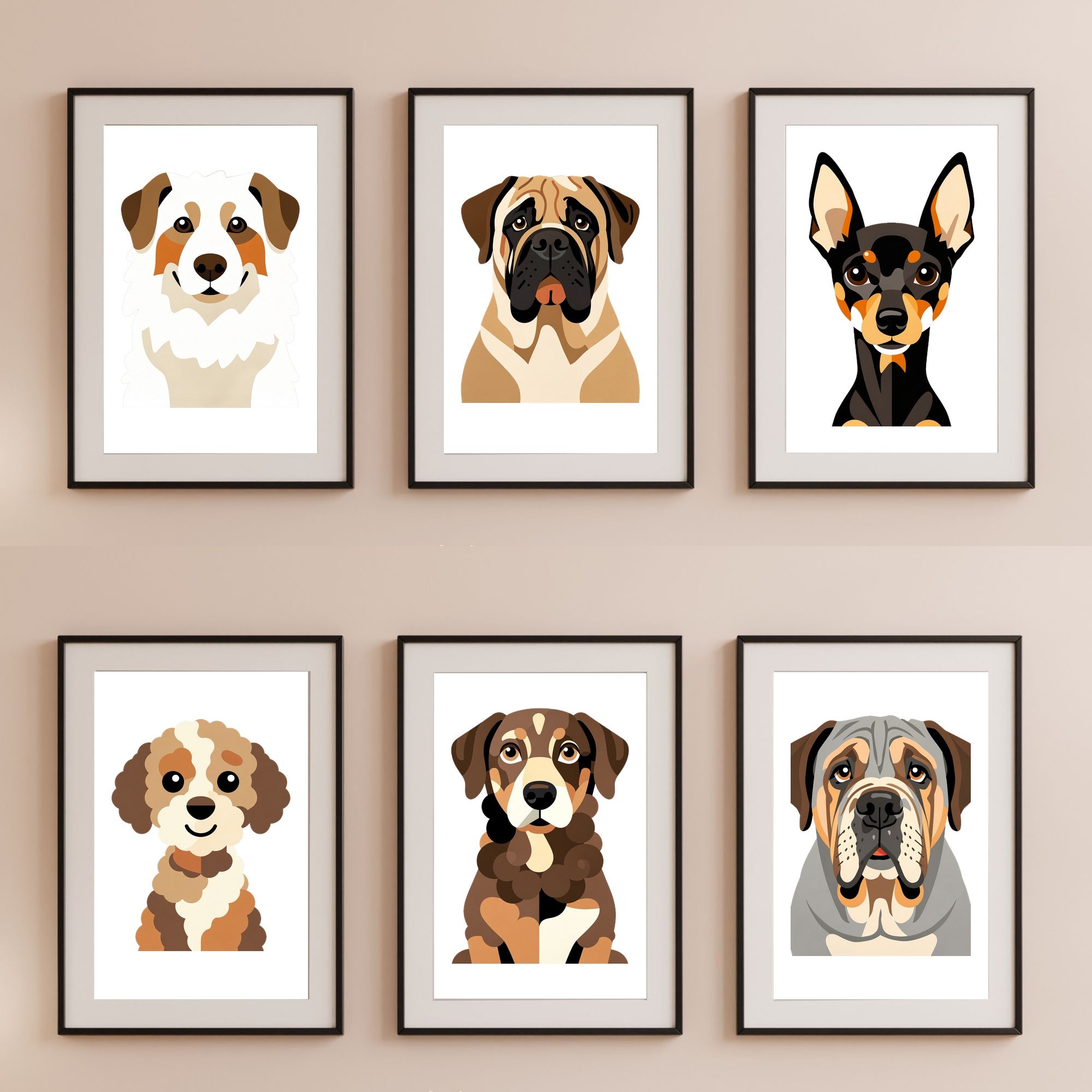 Bold Block Art Print - Framed Nursery Mockup