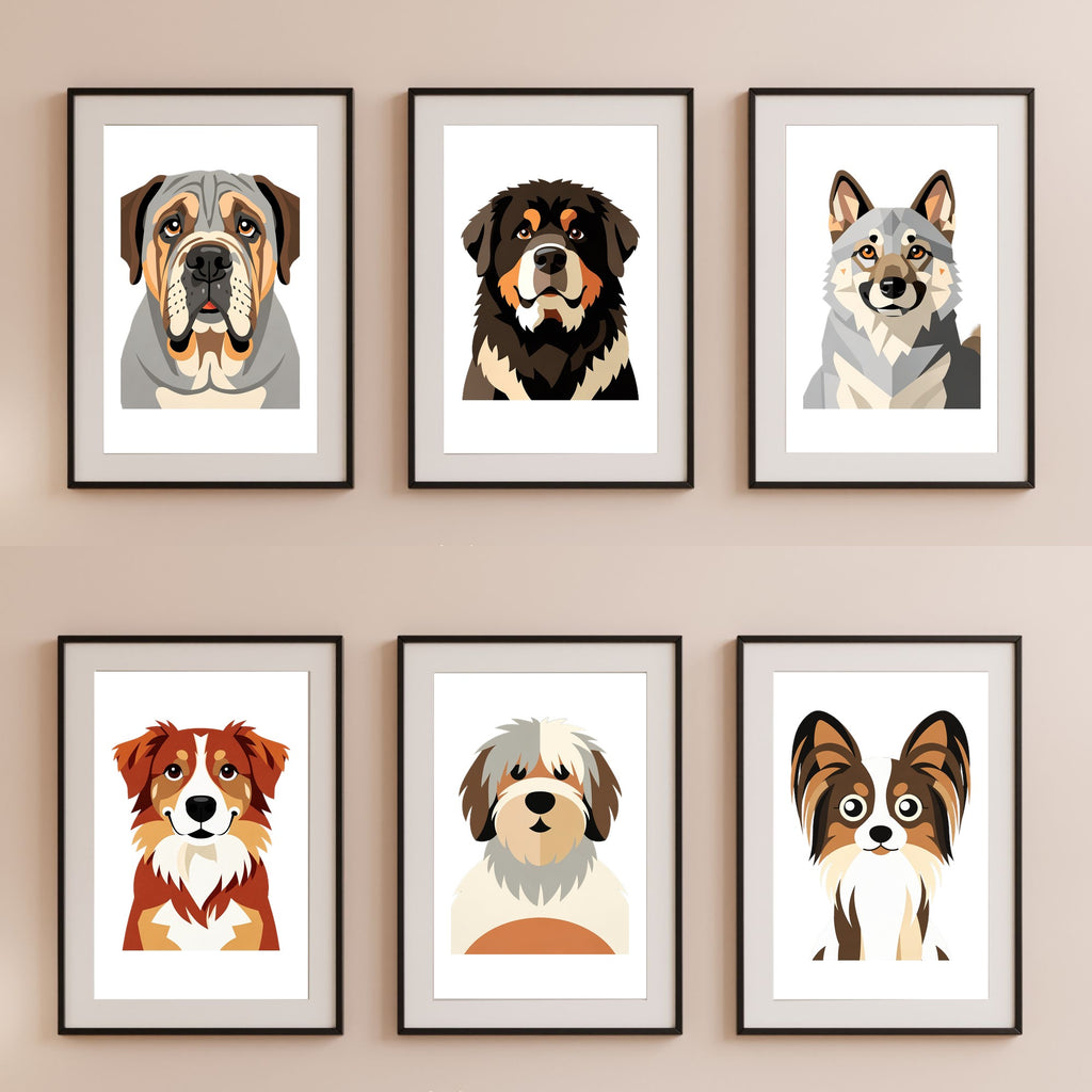 Bold Block Art Print - Framed Nursery Mockup