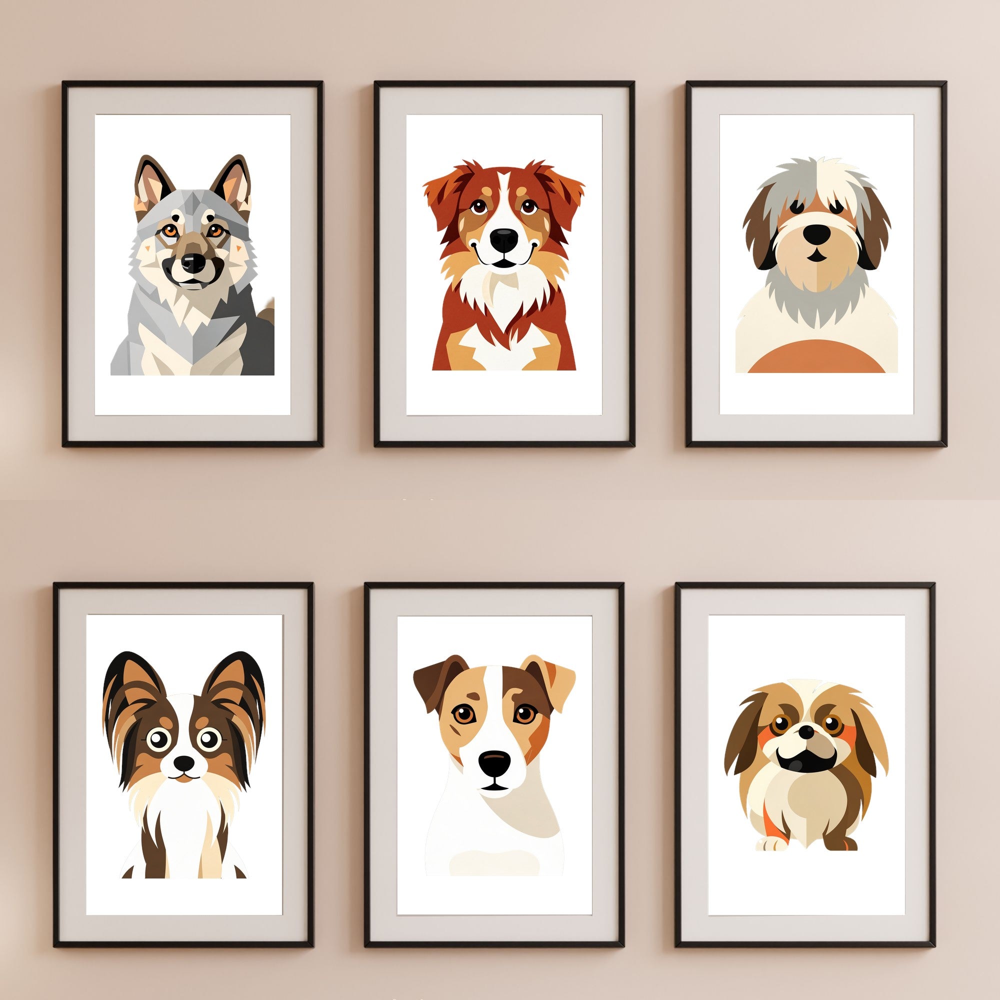 Bold Block Art Print - Framed Nursery Mockup