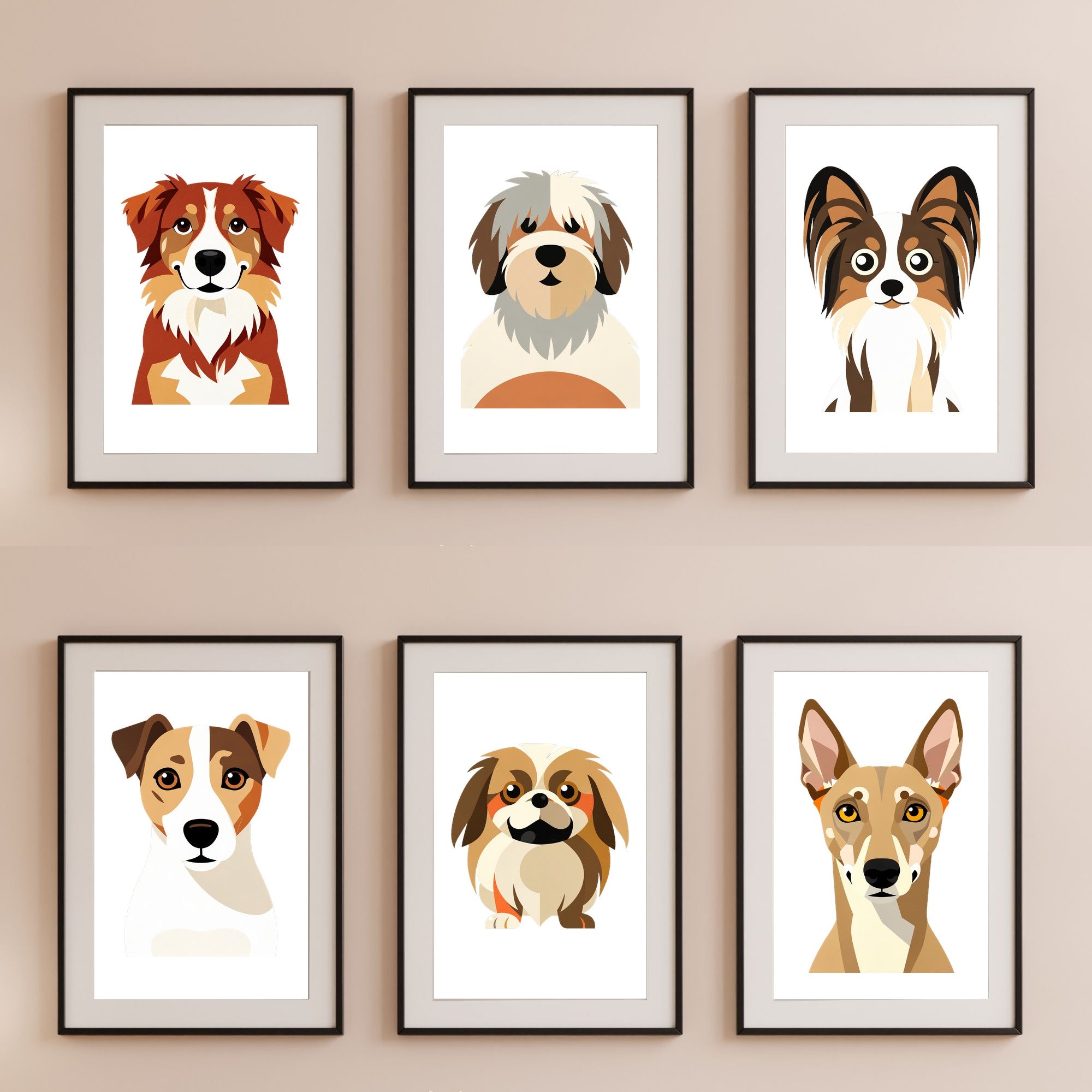 Bold Block Art Print - Framed Nursery Mockup