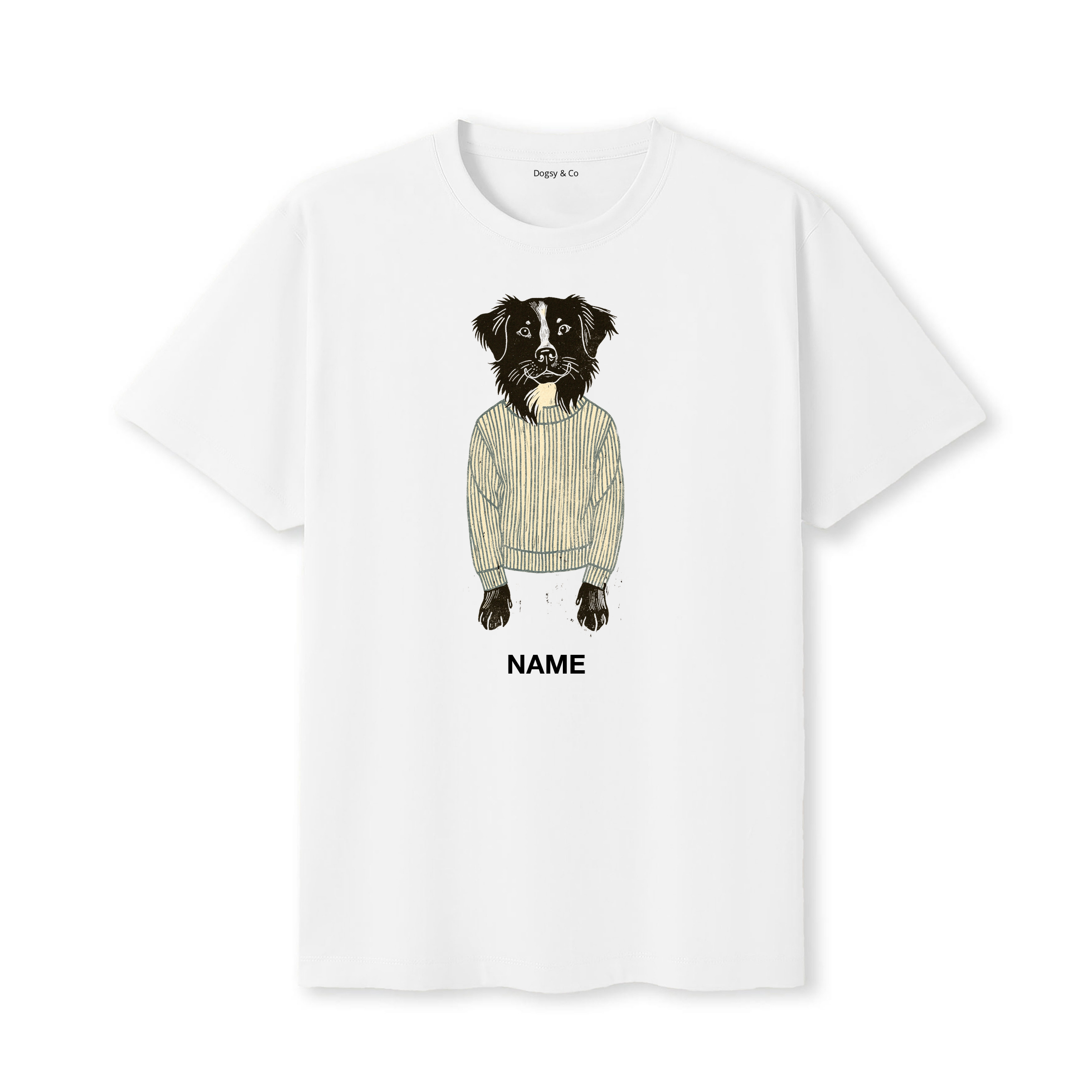 Nova Scotia Duck Tolling Retriever Jumper Dog Custom T-Shirt - White