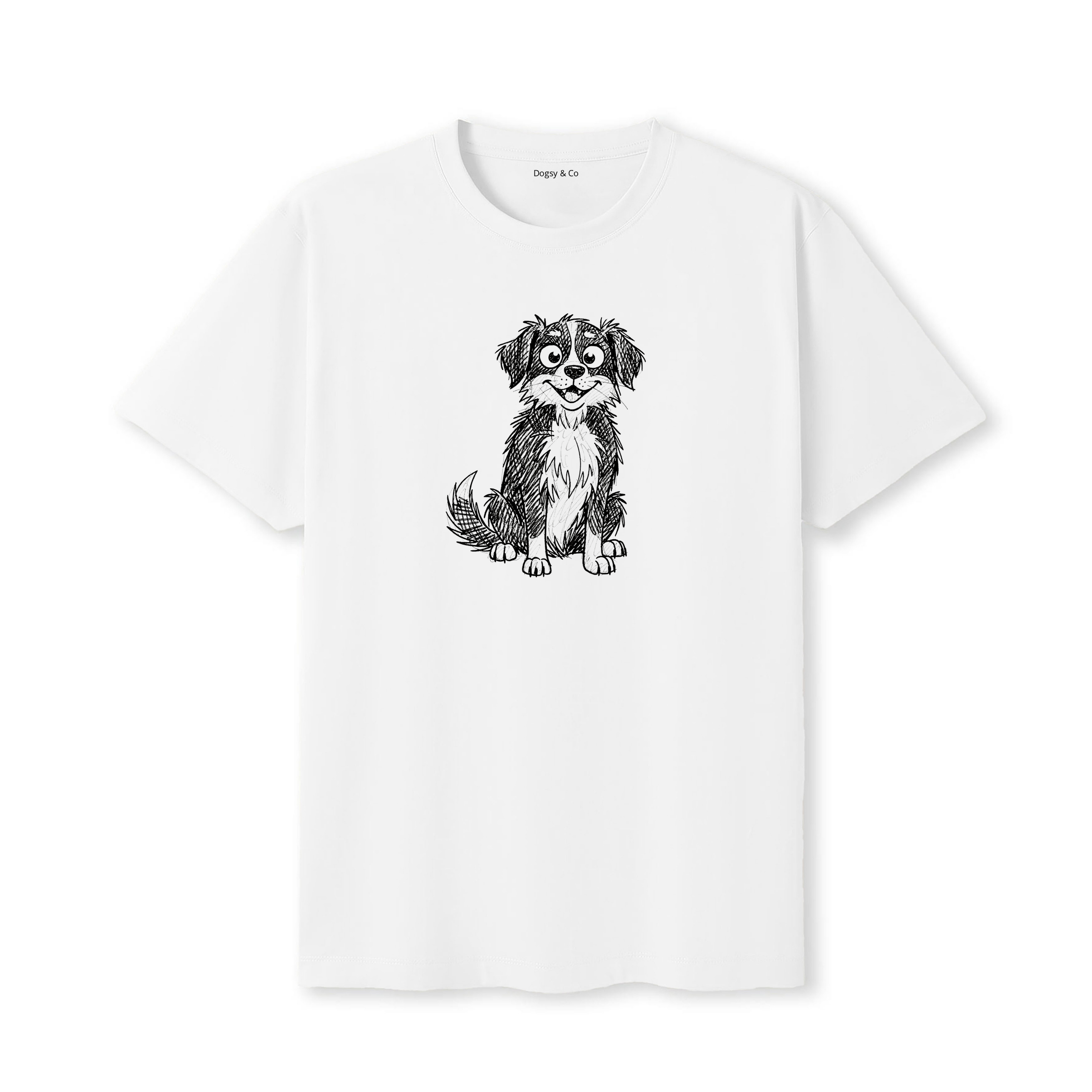 Nova Scotia Duck Tolling Retriever Scraggy Dog T-Shirt - White