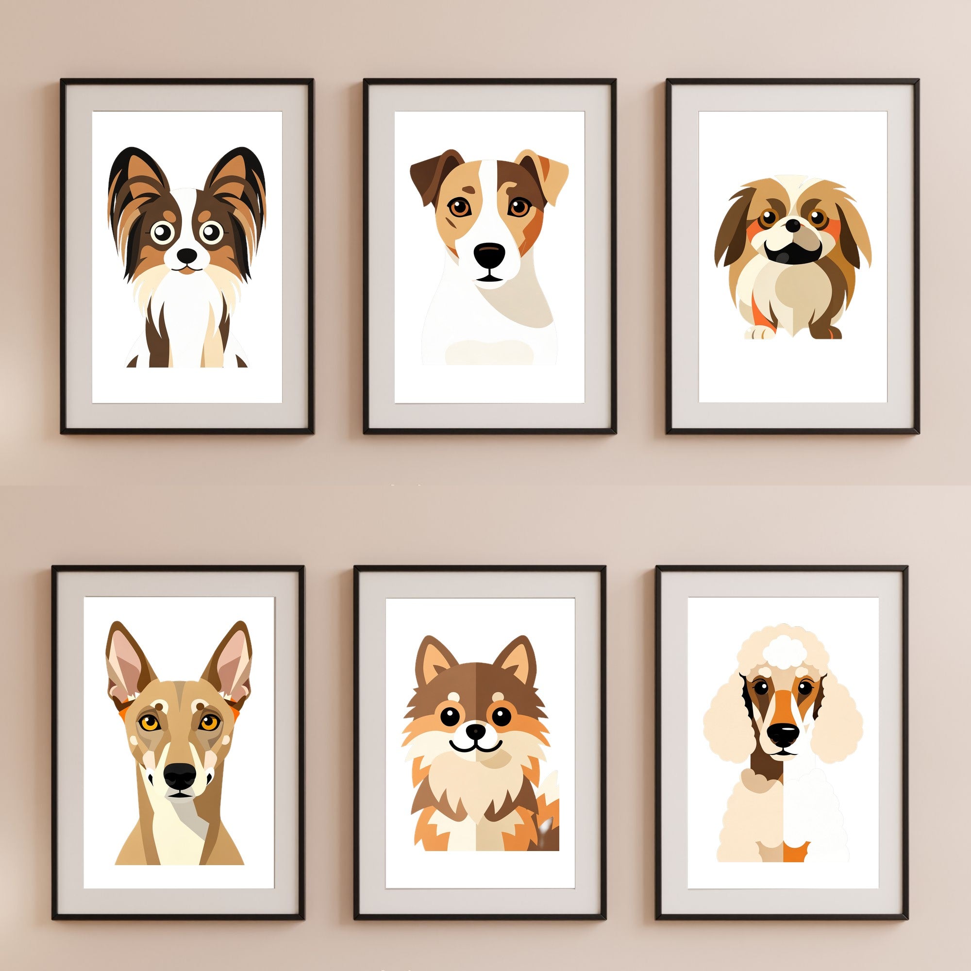 Bold Block Art Print - Framed Nursery Mockup