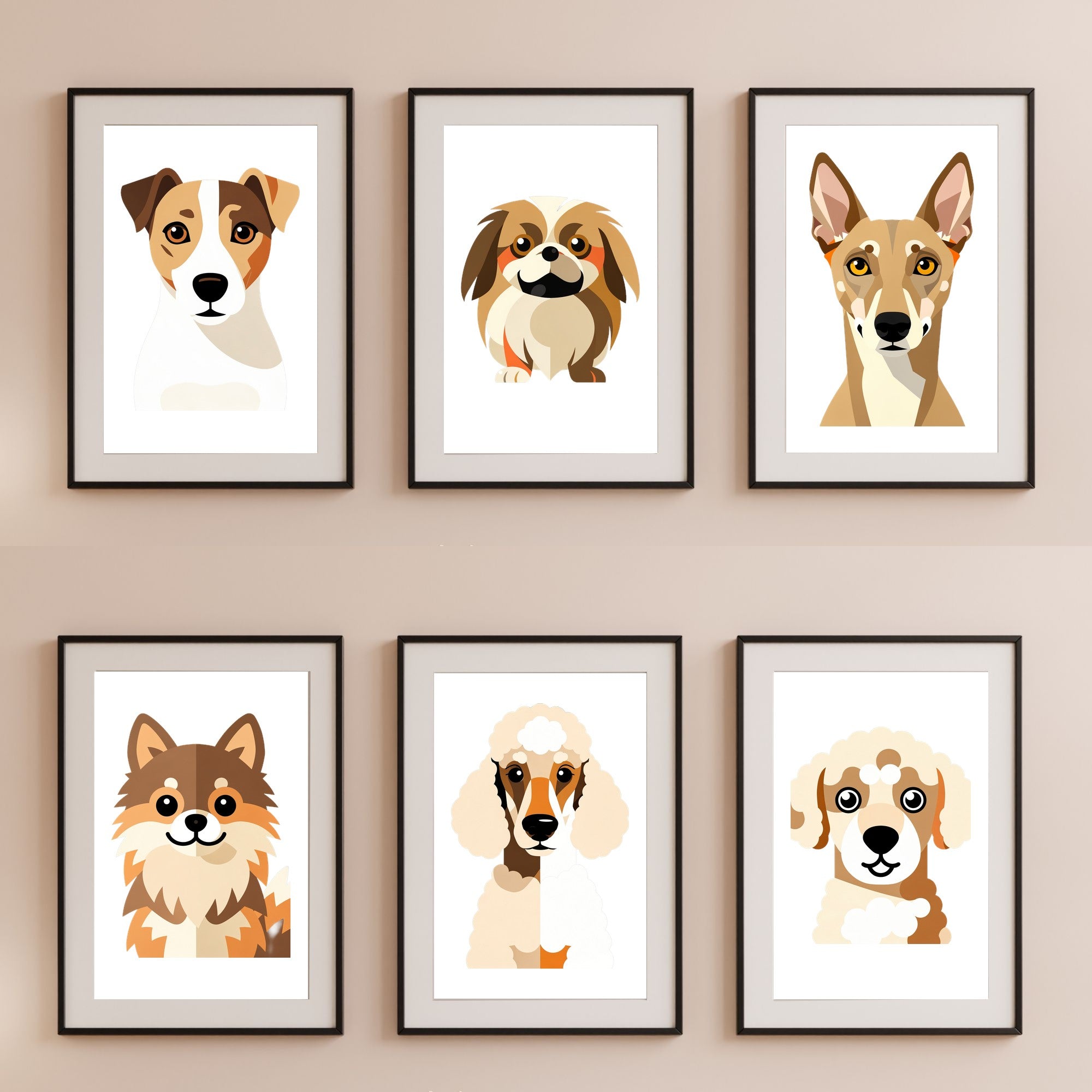 Bold Block Art Print - Framed Nursery Mockup