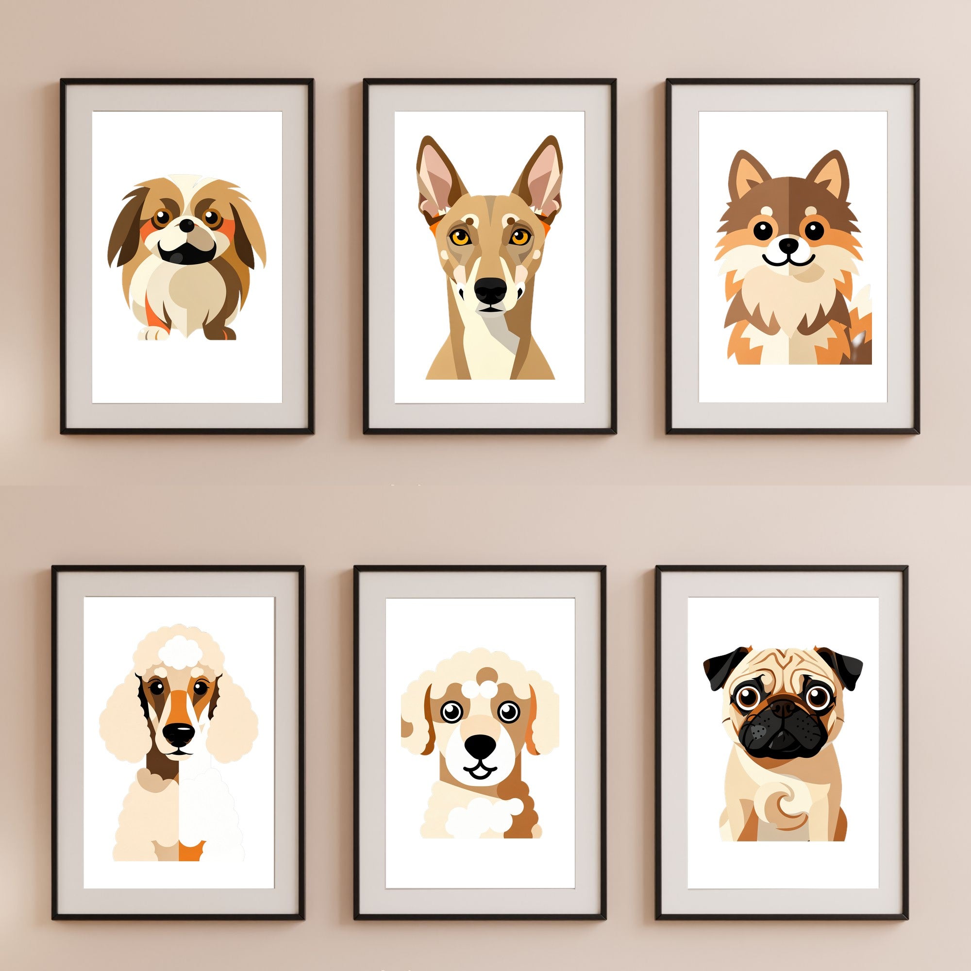 Bold Block Art Print - Framed Nursery Mockup
