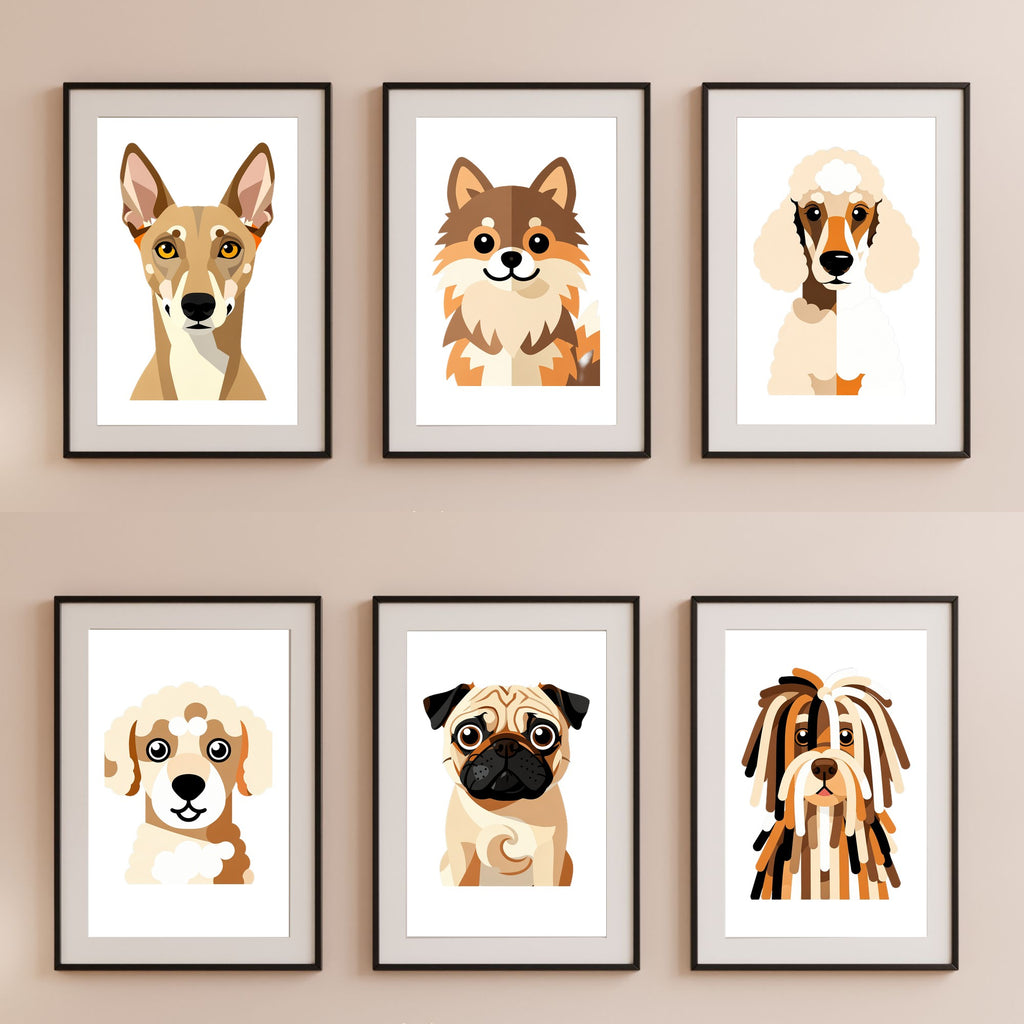 Bold Block Art Print - Framed Nursery Mockup