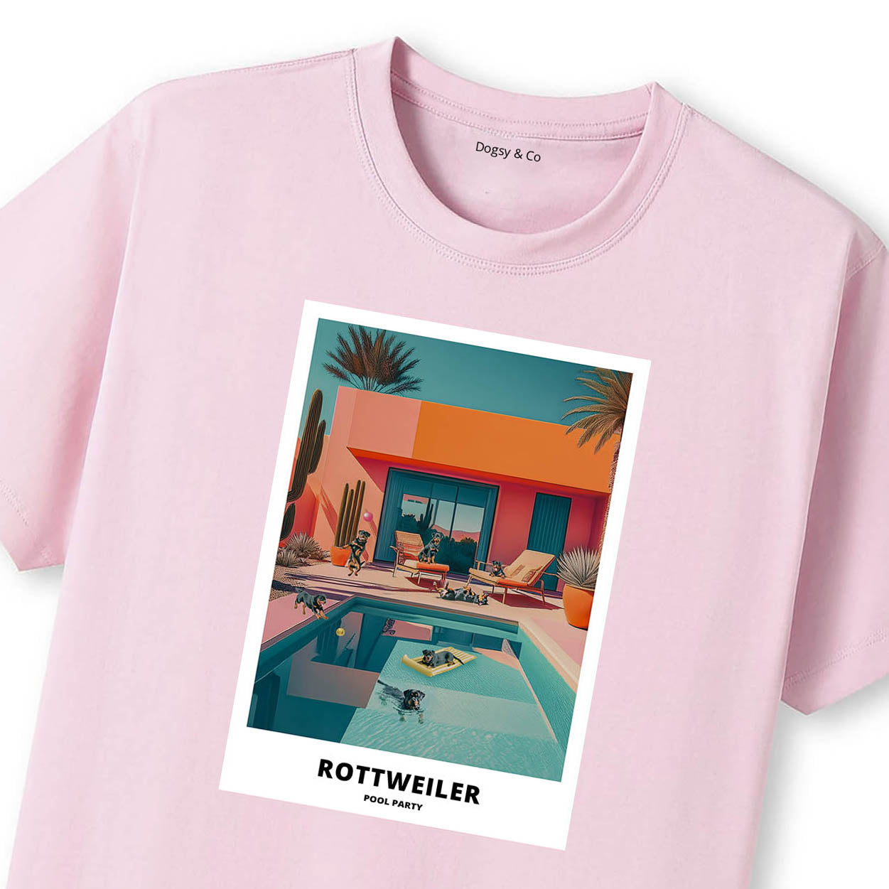 Rottweiler Pool Party T-shirt