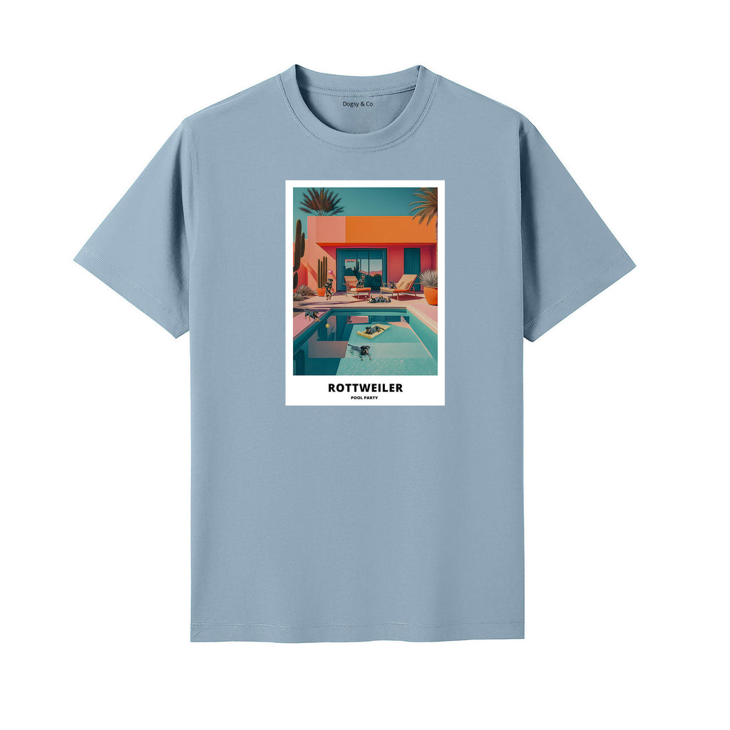 Rottweiler Pool Party T-shirt