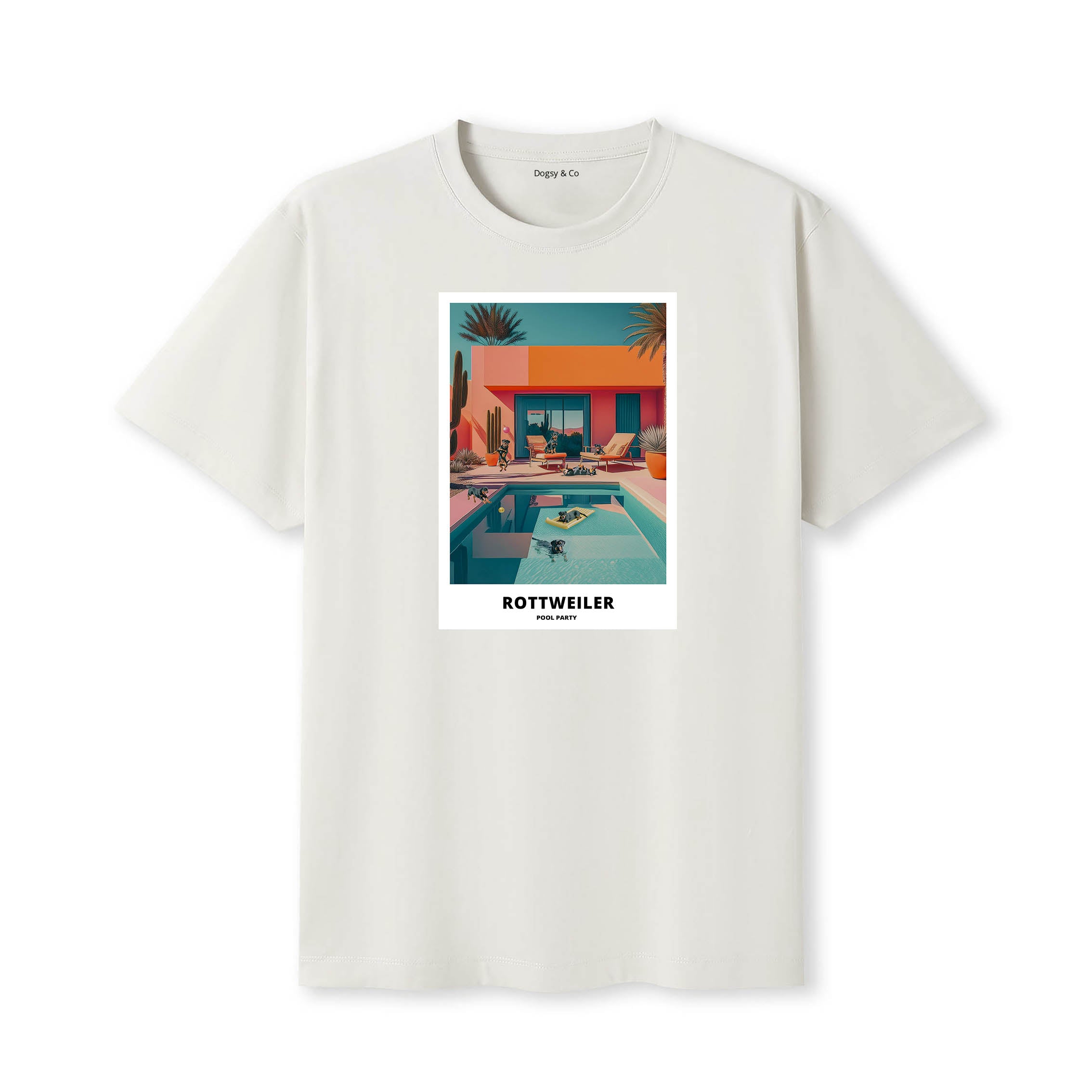 Rottweiler Pool Party T-shirt