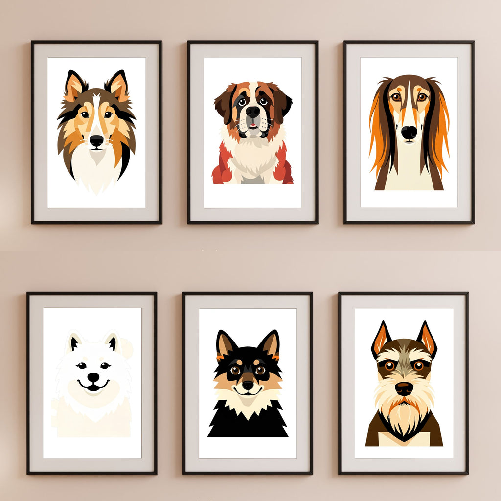 Bold Block Art Print - Framed Nursery Mockup