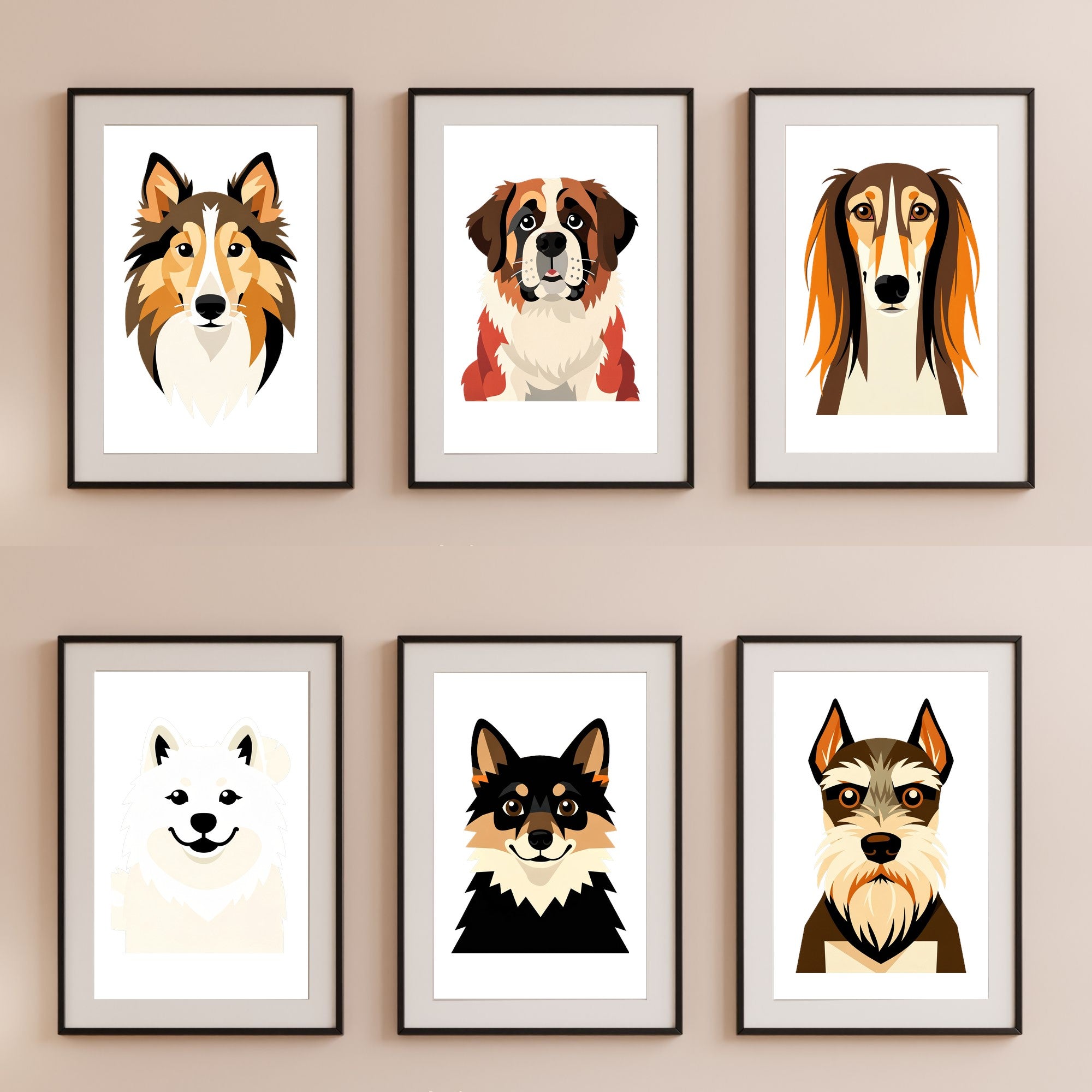 Bold Block Art Print - Framed Nursery Mockup