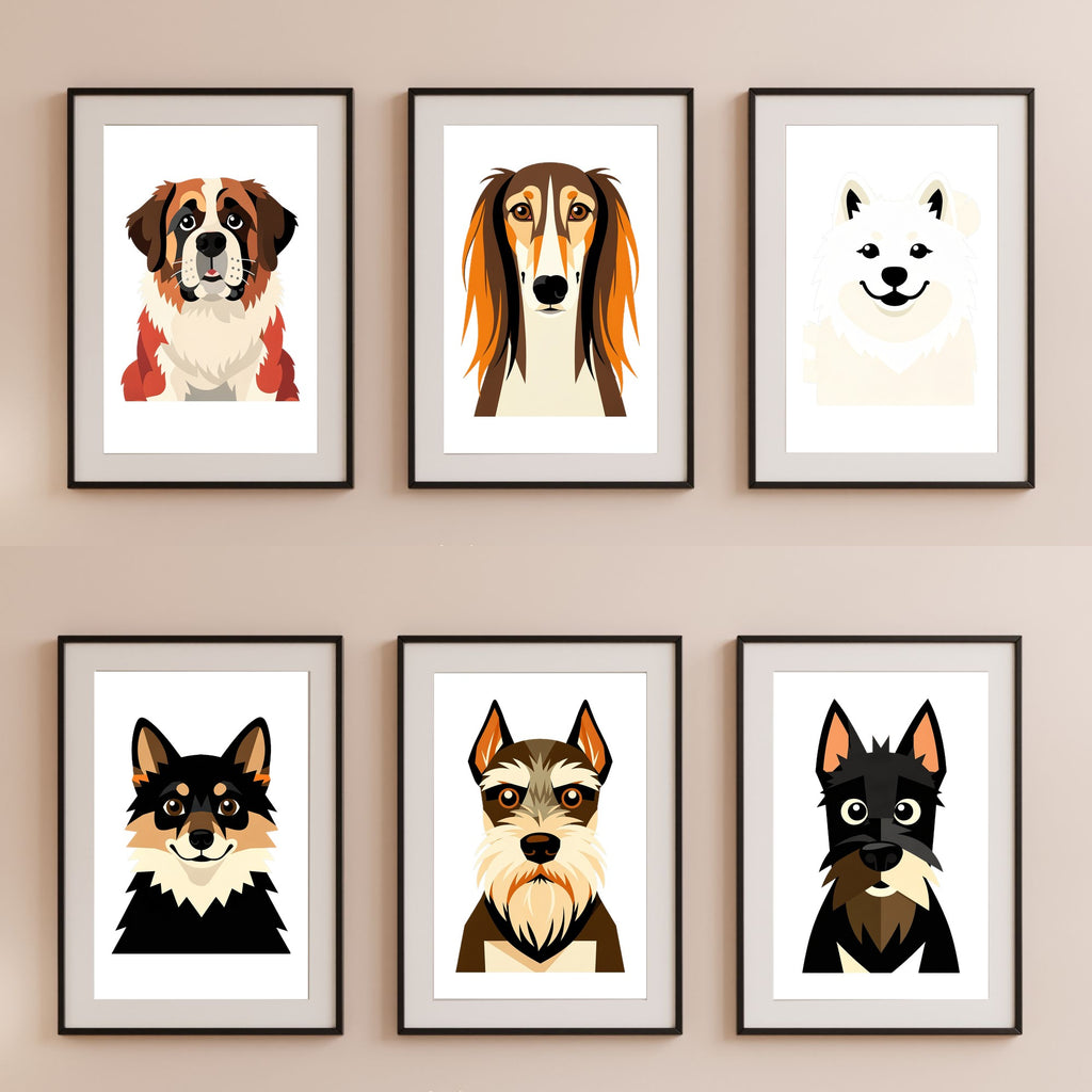 Bold Block Art Print - Framed Nursery Mockup
