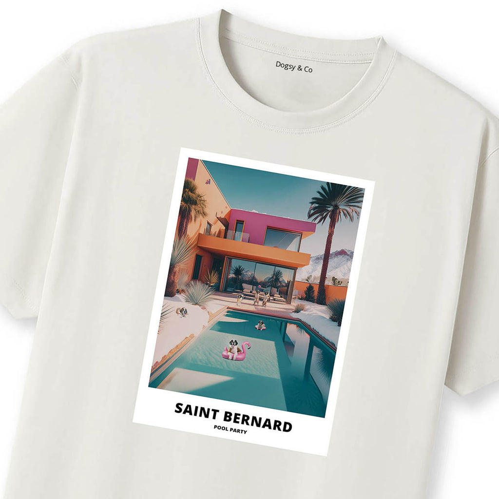 Saint Bernard Pool Party T-shirt