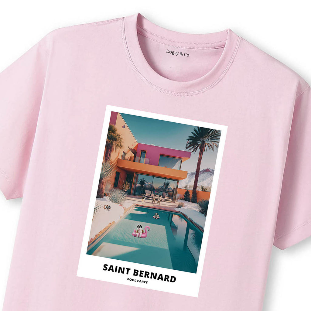 Saint Bernard Pool Party T-shirt