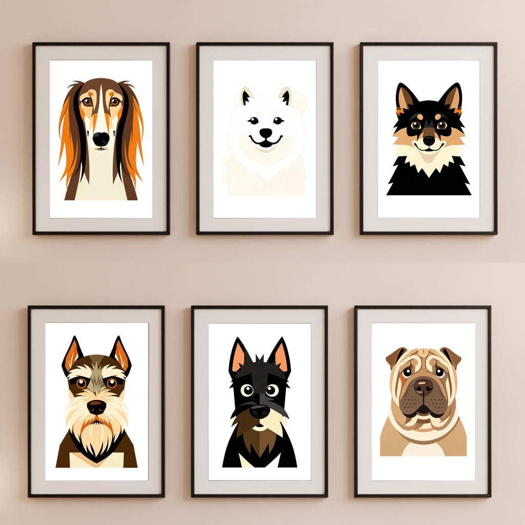 Bold Block Art Print - Framed Nursery Mockup