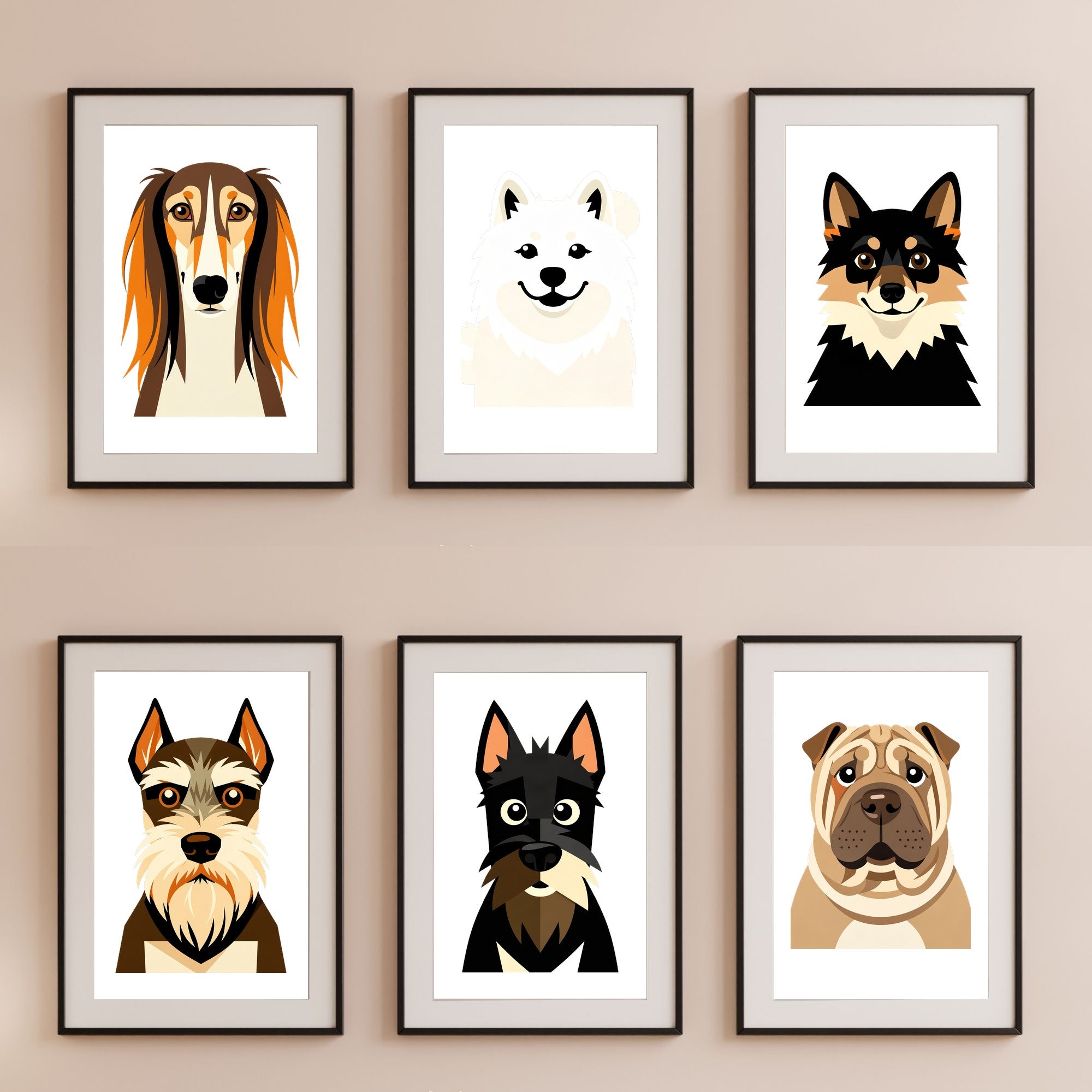Bold Block Art Print - Framed Nursery Mockup