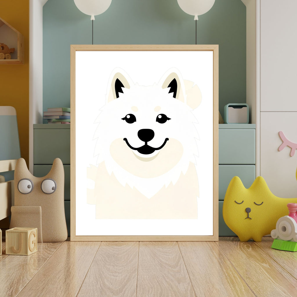Bold Block Art Print - Framed Nursery Mockup