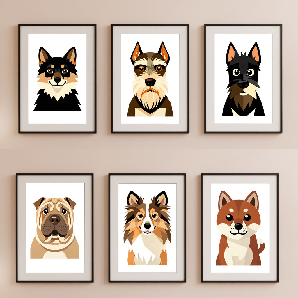Bold Block Art Print - Framed Nursery Mockup