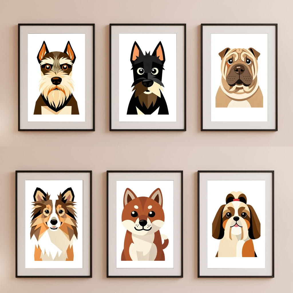 Bold Block Art Print - Framed Nursery Mockup