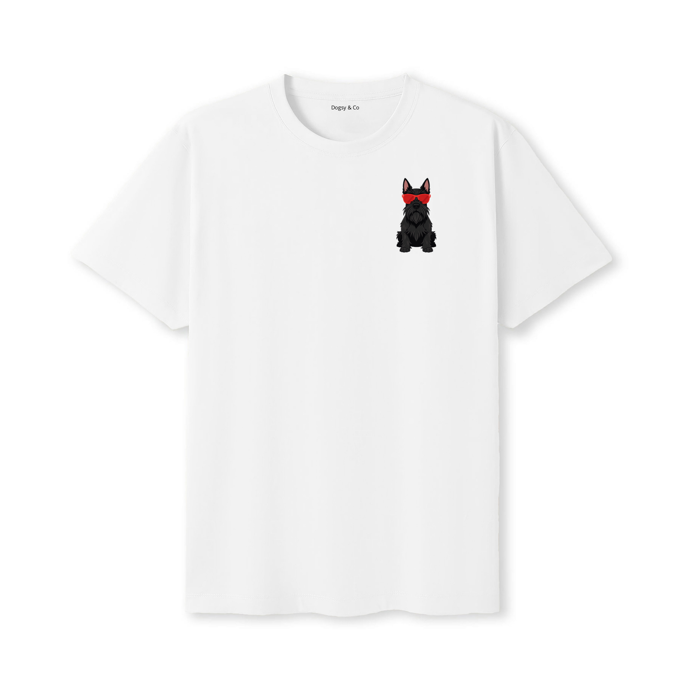 Scottish Terrier Cool Dog T-Shirt - White