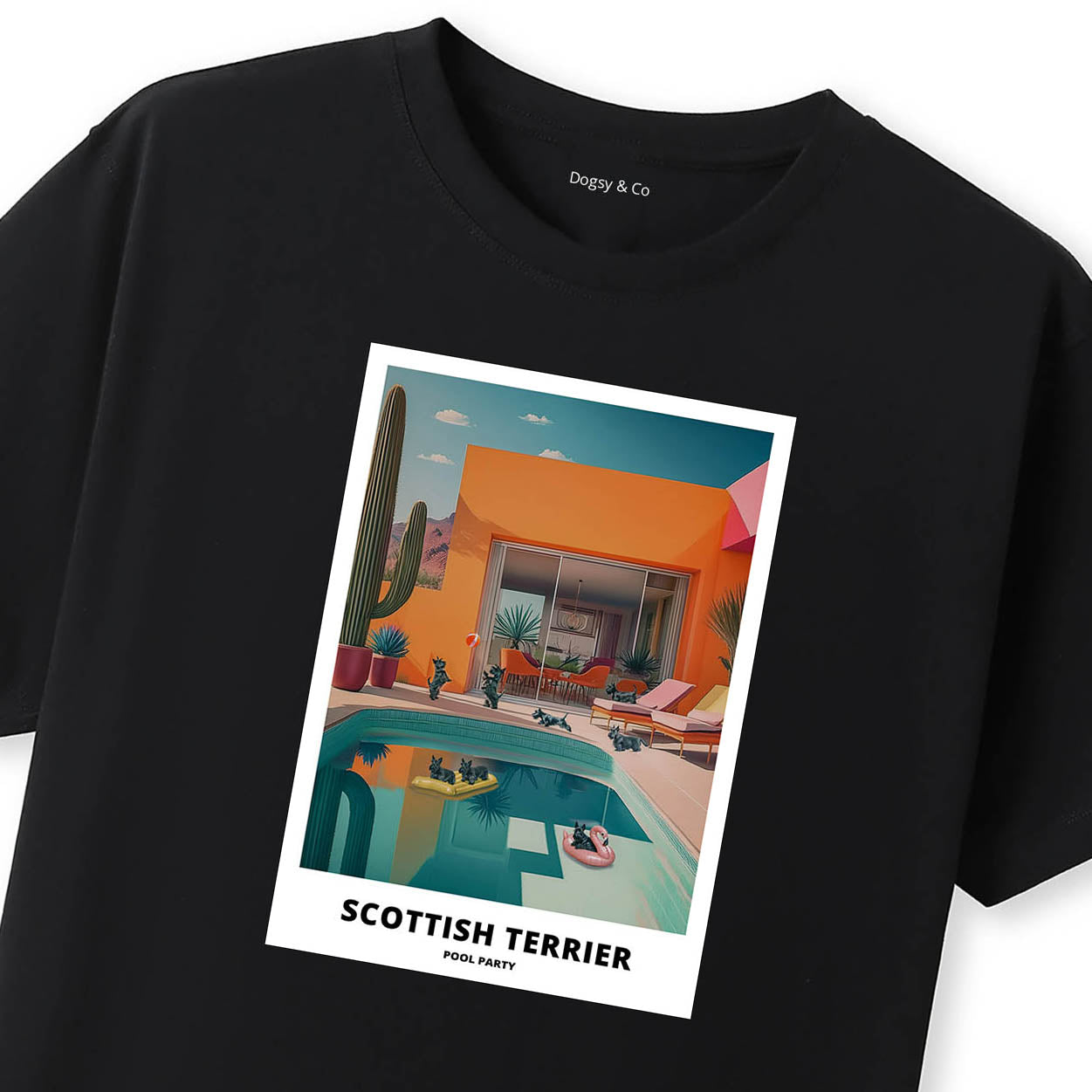 Scottish Terrier Pool Party T-shirt