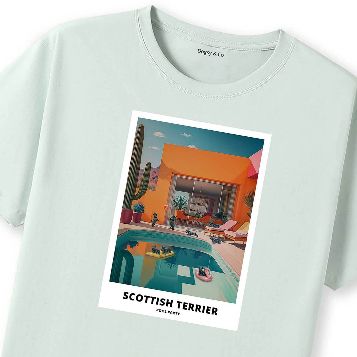 Scottish Terrier Pool Party T-shirt