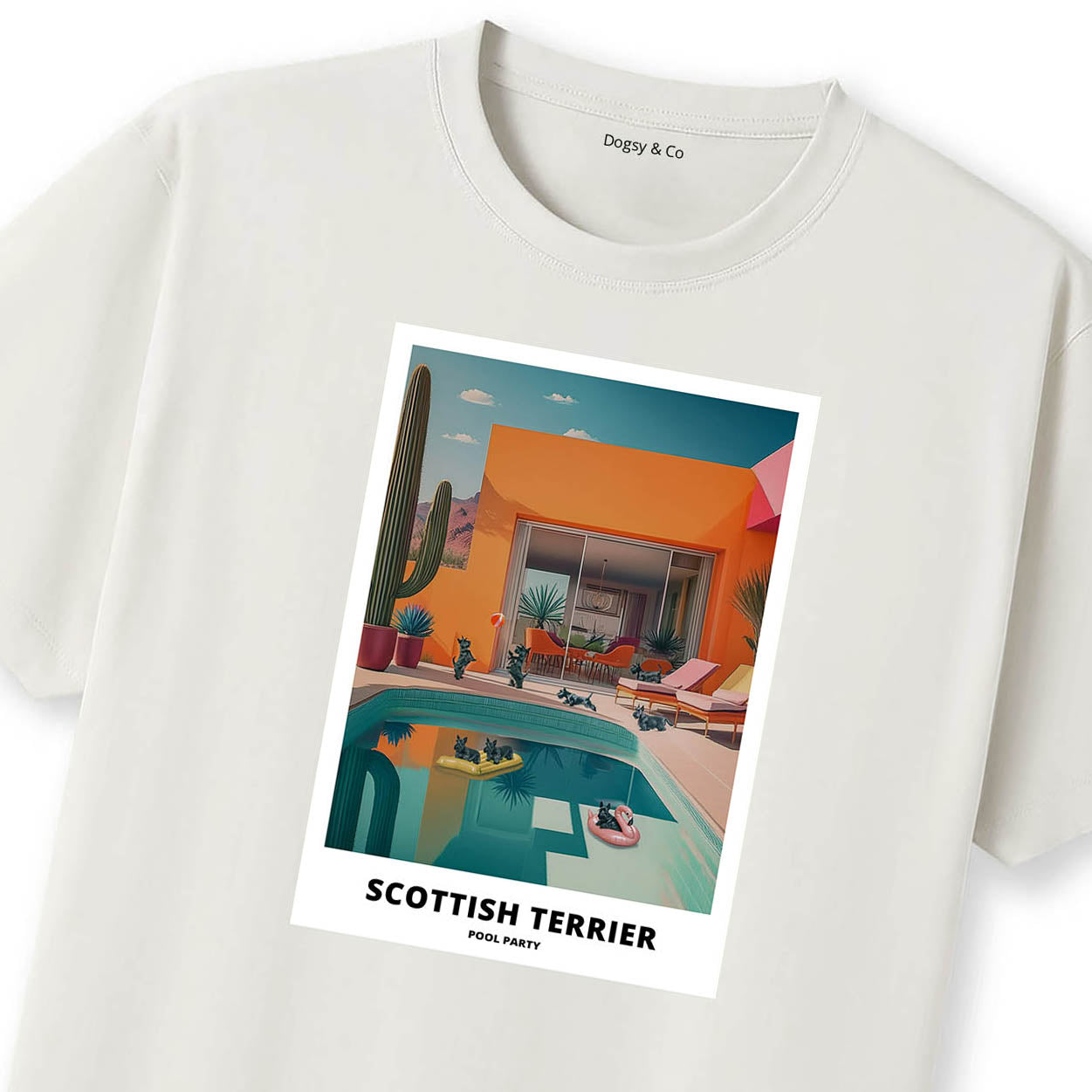 Scottish Terrier Pool Party T-shirt