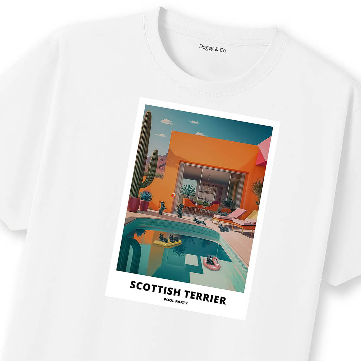 Scottish Terrier Pool Party T-shirt