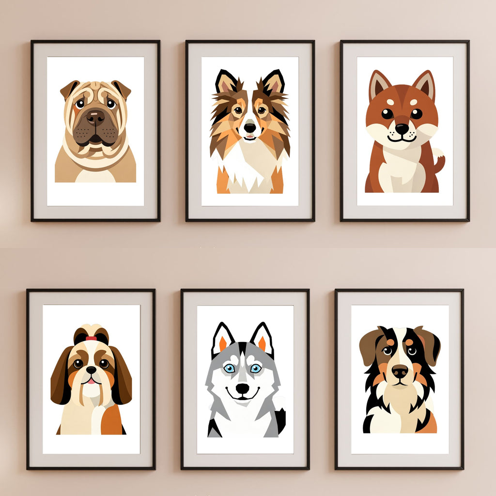 Bold Block Art Print - Framed Nursery Mockup