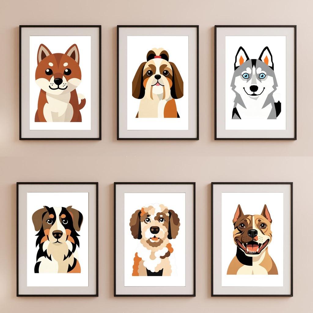 Bold Block Art Print - Framed Nursery Mockup