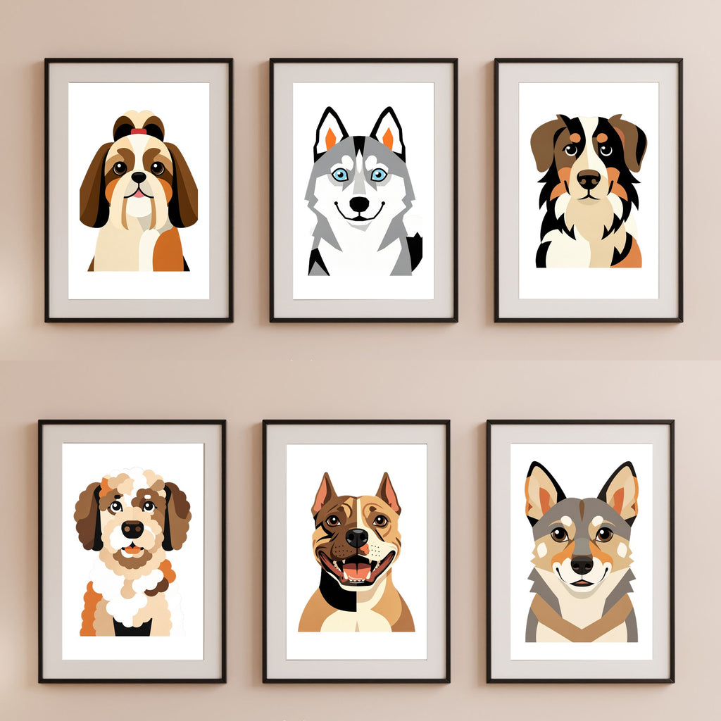 Bold Block Art Print - Framed Nursery Mockup