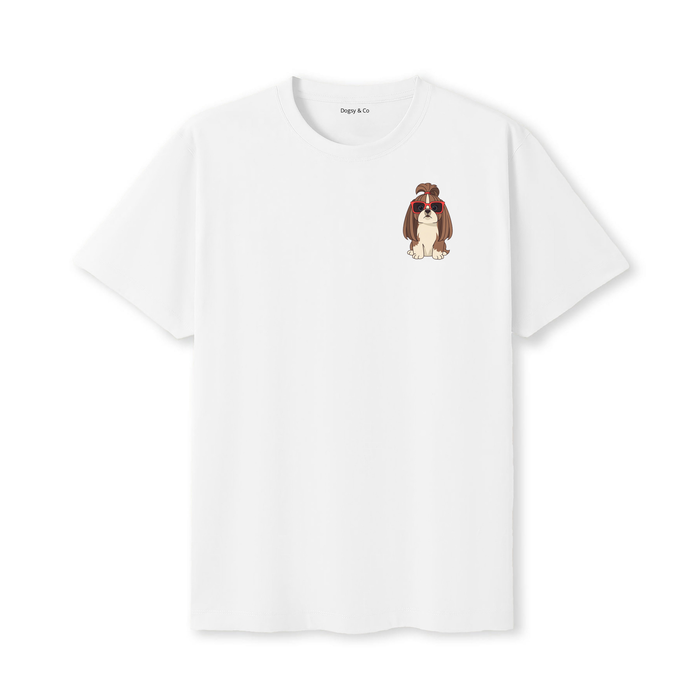Shih Tzu Cool Dog T-Shirt - White