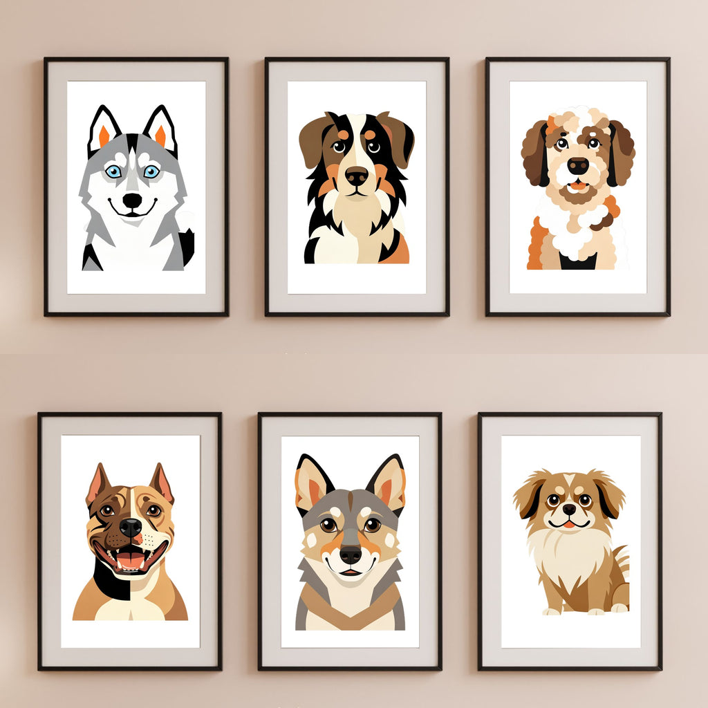 Bold Block Art Print - Framed Nursery Mockup