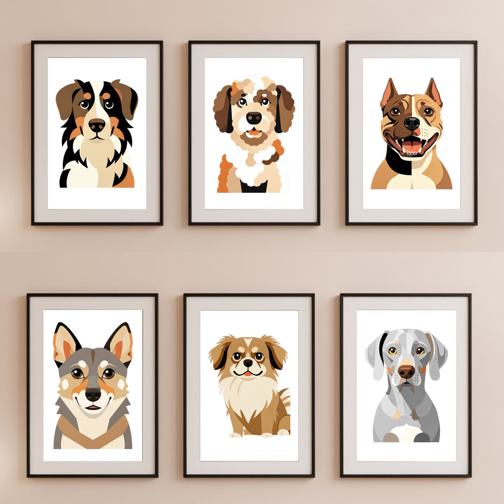 Bold Block Art Print - Framed Nursery Mockup