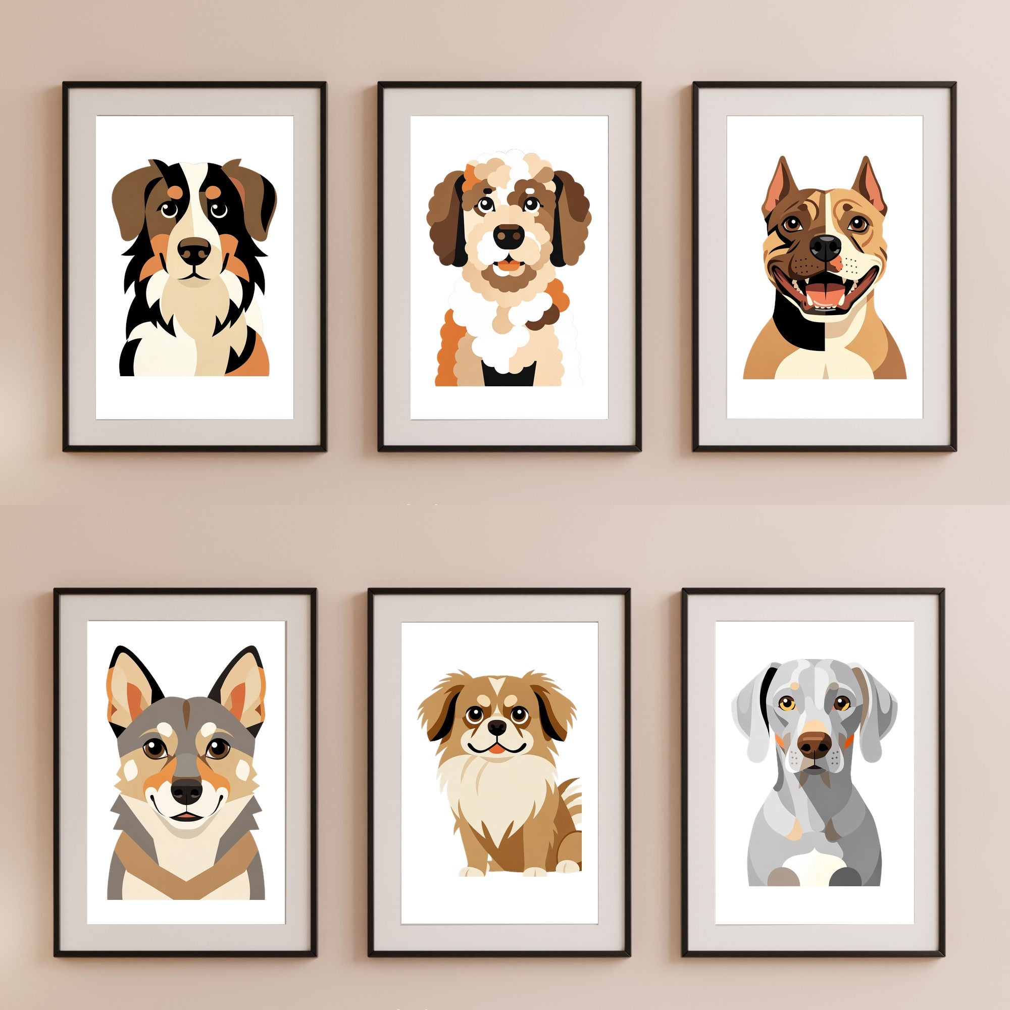 Bold Block Art Print - Framed Nursery Mockup